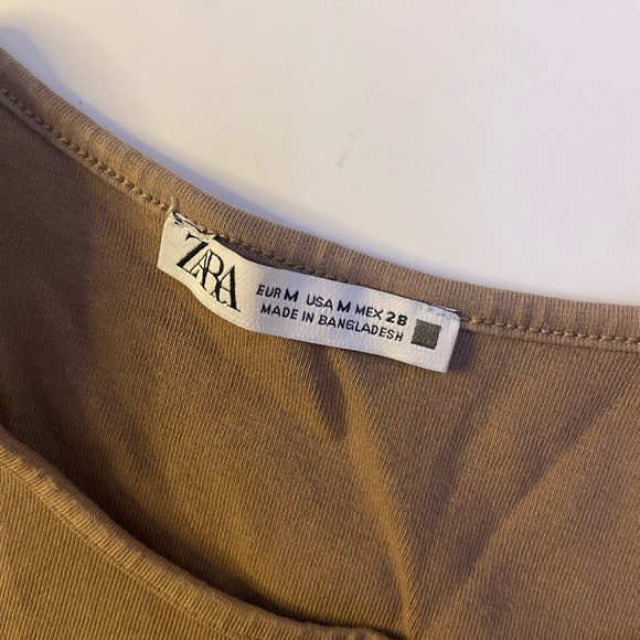 Zara Brown Tank Top - Picture 2 of 3